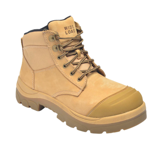 Wide Load 690WZN Non-Safety Toe Zip Water-resistant  6 inch Work Boot - Wheat - 6E Only