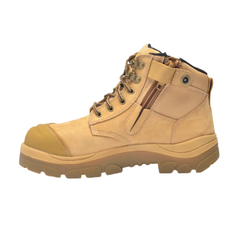 Wide Load 690WZN Non-Safety Toe Zip Water-resistant  6 inch Work Boot - Wheat - 6E Only
