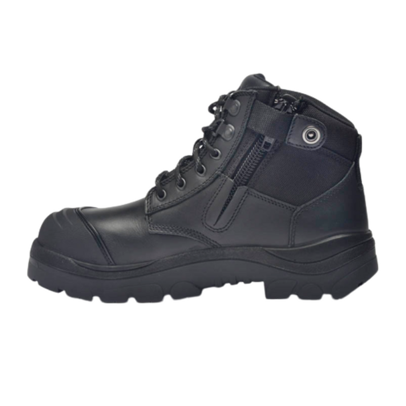 Wide Load 690BZN Non-Safety Toe Zip Water-resistant  6 inch Work Boot - Black - 6E Only