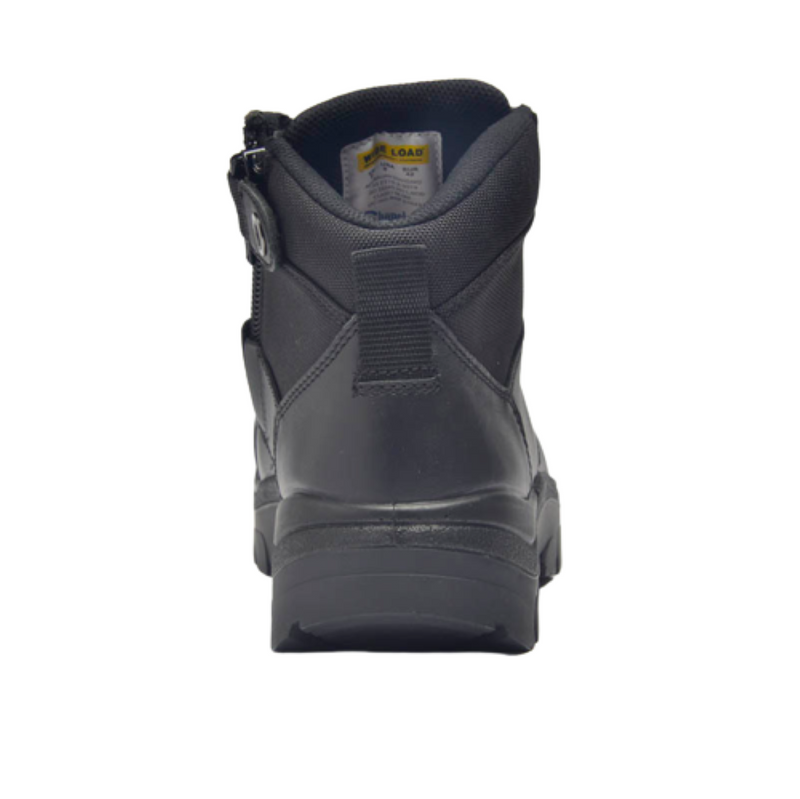 Wide Load 690BZN Non-Safety Toe Zip Water-resistant  6 inch Work Boot - Black - 6E Only