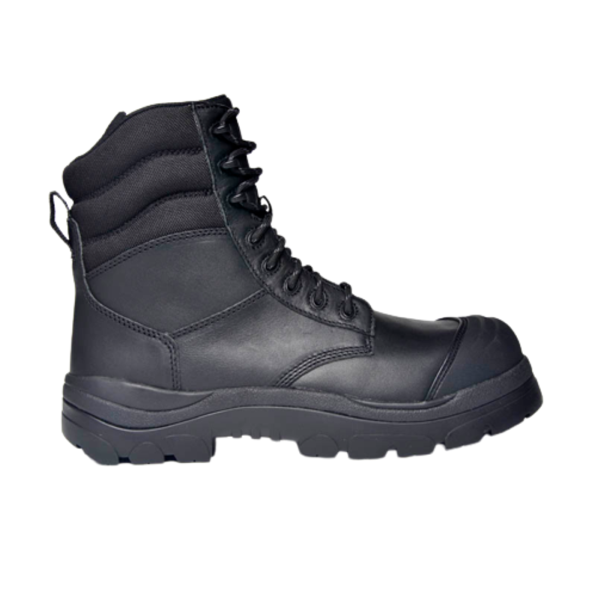 Wide Load 890BZC Composite Safety Toe Zip 8 inch Work Boot - Black - 6E Only