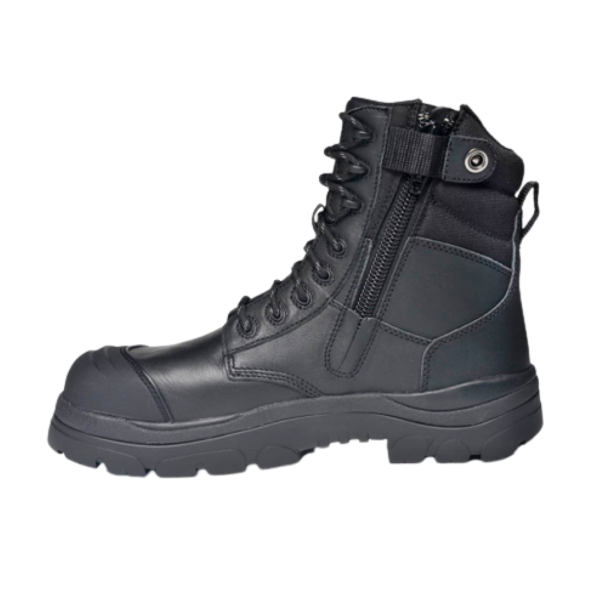 Wide Load 890BZC Composite Safety Toe Zip 8 inch Work Boot - Black - 6E Only