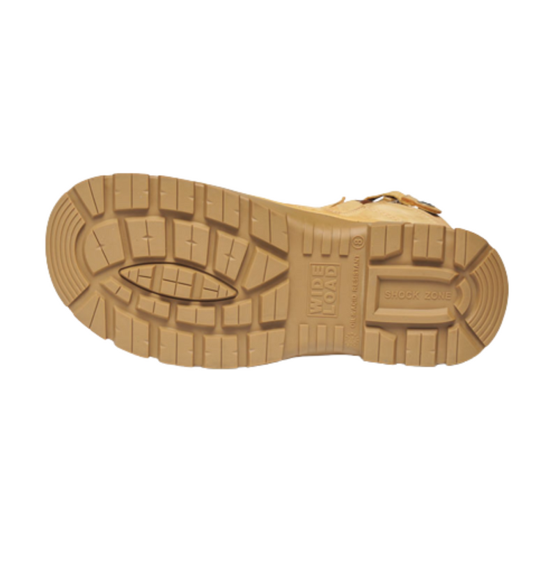 Wide Load 890WZC Composite Safety Toe Zip 8 inch Work Boot - Wheat - 6E Only