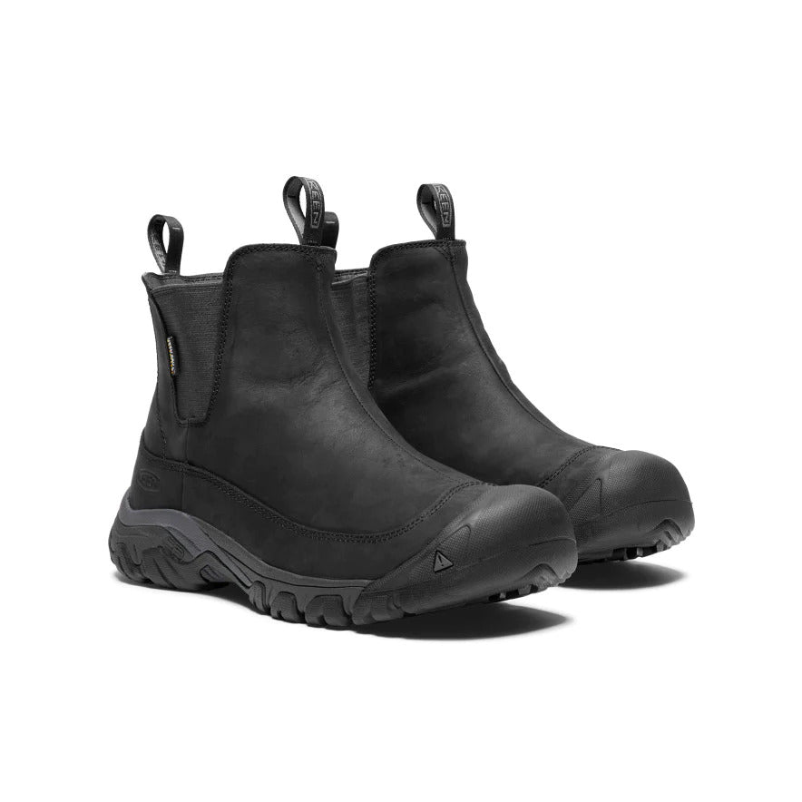 Men's Keen Anchorage III Insulated Pull-On Waterproof Boots | XLfeet