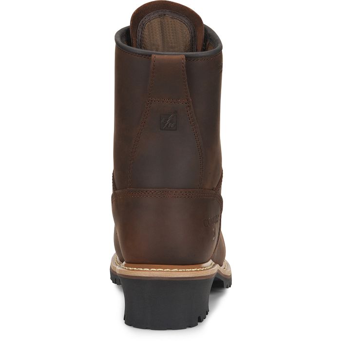 Carolina Elm Men's 8" Met Guard Insulated Waterproof Logger Boot (Steel Toe) - CA7821
