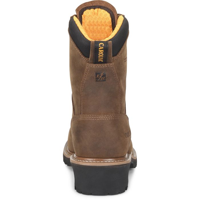 Carolina Poplar Men's 8" Waterproof Logger Boot (Composite Toe) - CA9852
