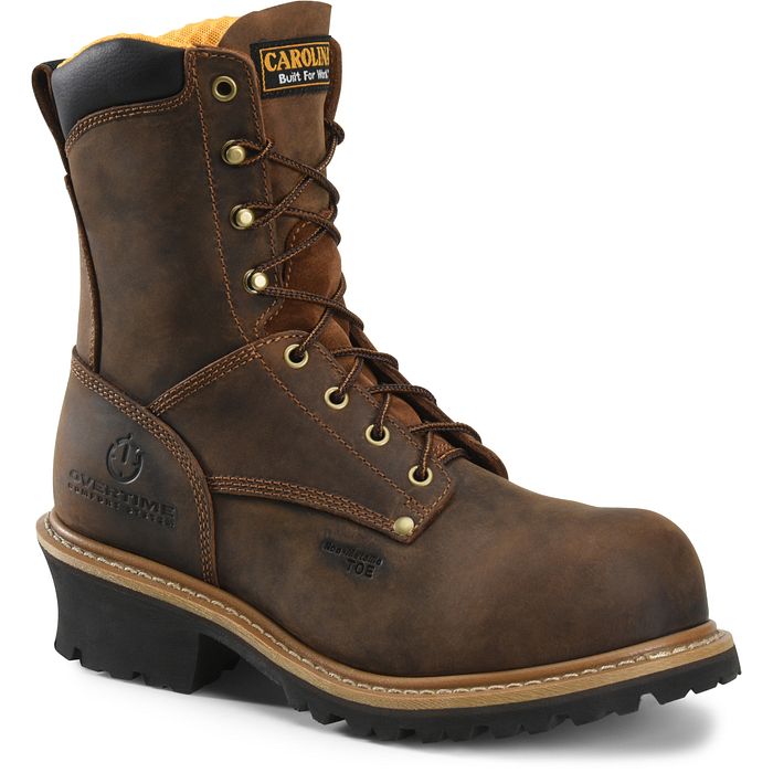 Carolina Poplar Men's 8" Logger Boot (Composite Toe) - CA9853