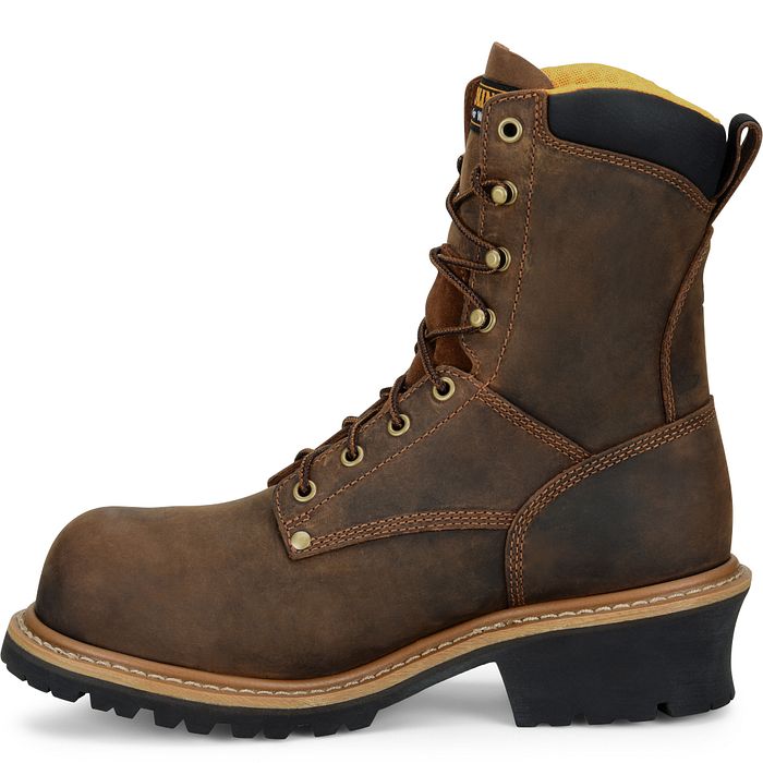 Carolina Poplar Men's 8" Logger Boot (Composite Toe) - CA9853