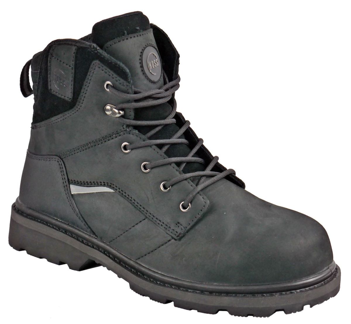 Hoss Carson 6" Black Soft Toe