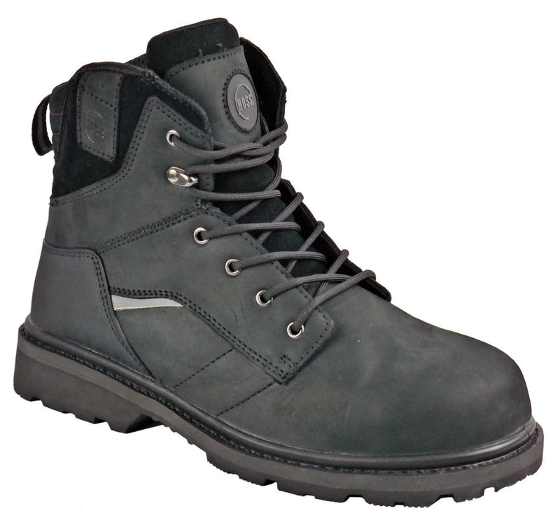 Hoss Carson 6" Black Soft Toe