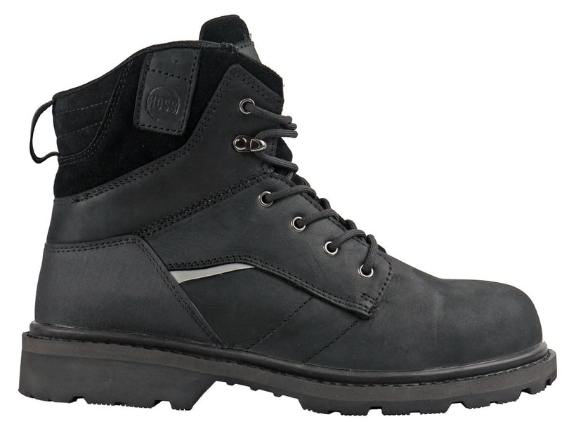 Hoss Carson 6" Black Soft Toe