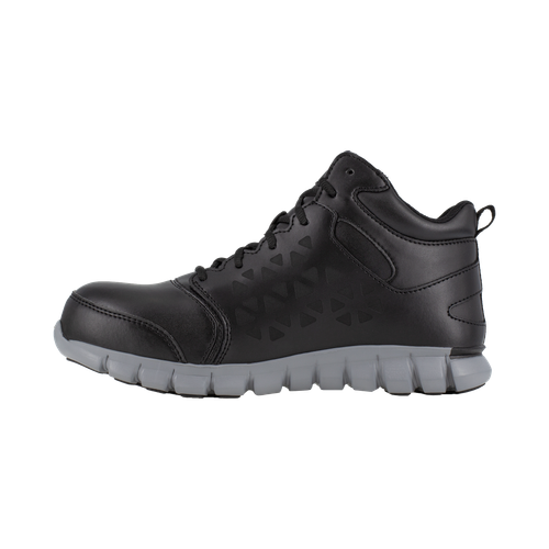 Reebok Sublite Cushion Composite Toe Waterproof Work Boot - Black in 4E extra wide