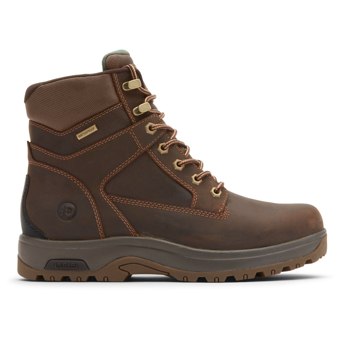 Dunham 8000 Works 6" Soft Toe Boot - Brown Leather