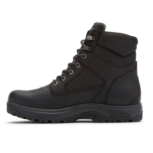 Dunham 8000 Works 6" Soft Toe Boot - Black Leather