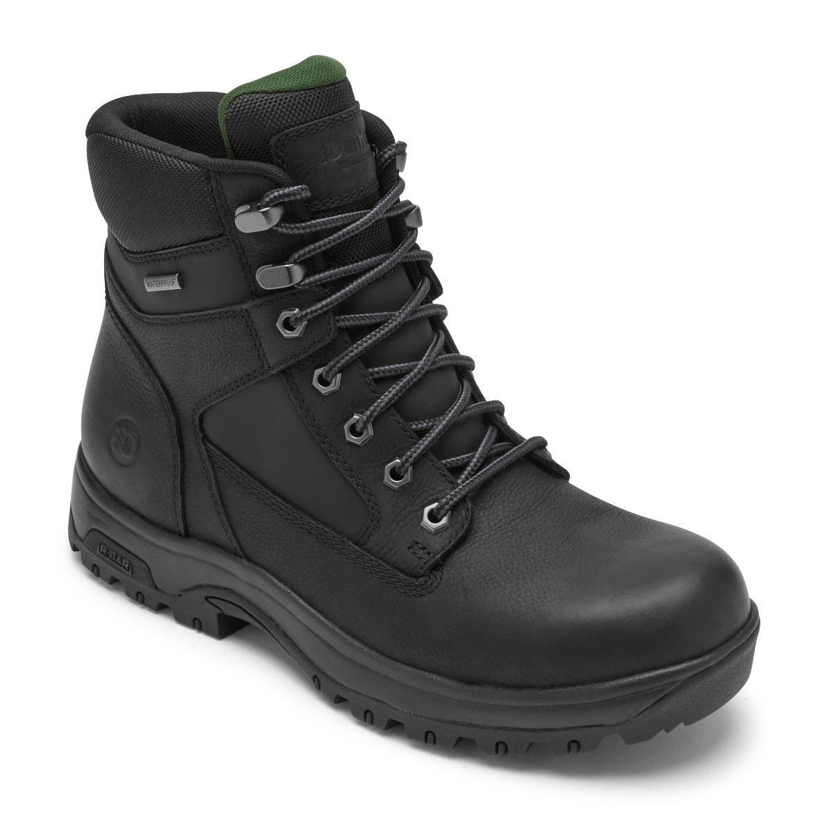 Dunham 8000 Works 6" Soft Toe Boot - Black Leather