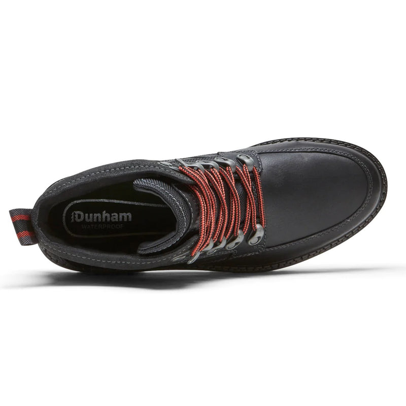 Dunham Strickland Chukka Waterproof Boot - Black Leather/Suede