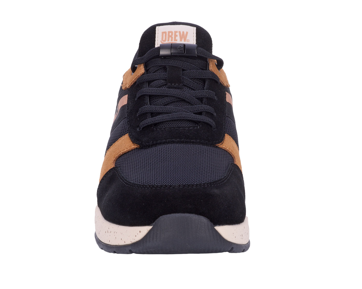 Drew Shoe Connor - Black/Tan Suede Combo