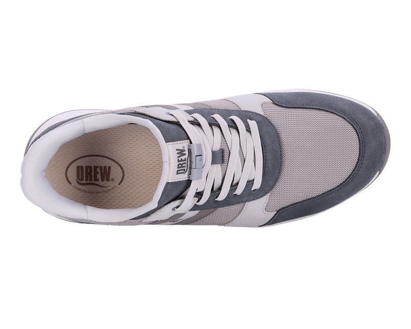 Drew Shoe Connor - Grey Suede Combo