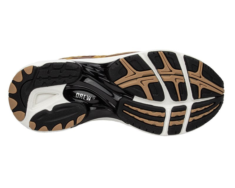 Drew Fiona Tan Leopard Combo women's extra wide shoe