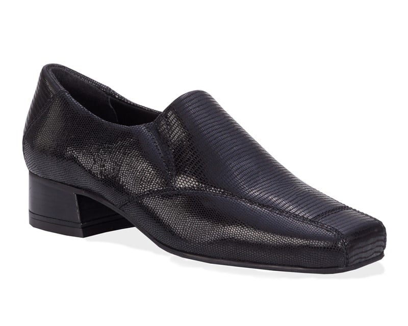 Ros Hommerson Eagan Women's Wide Wide Lizard Print Loafer