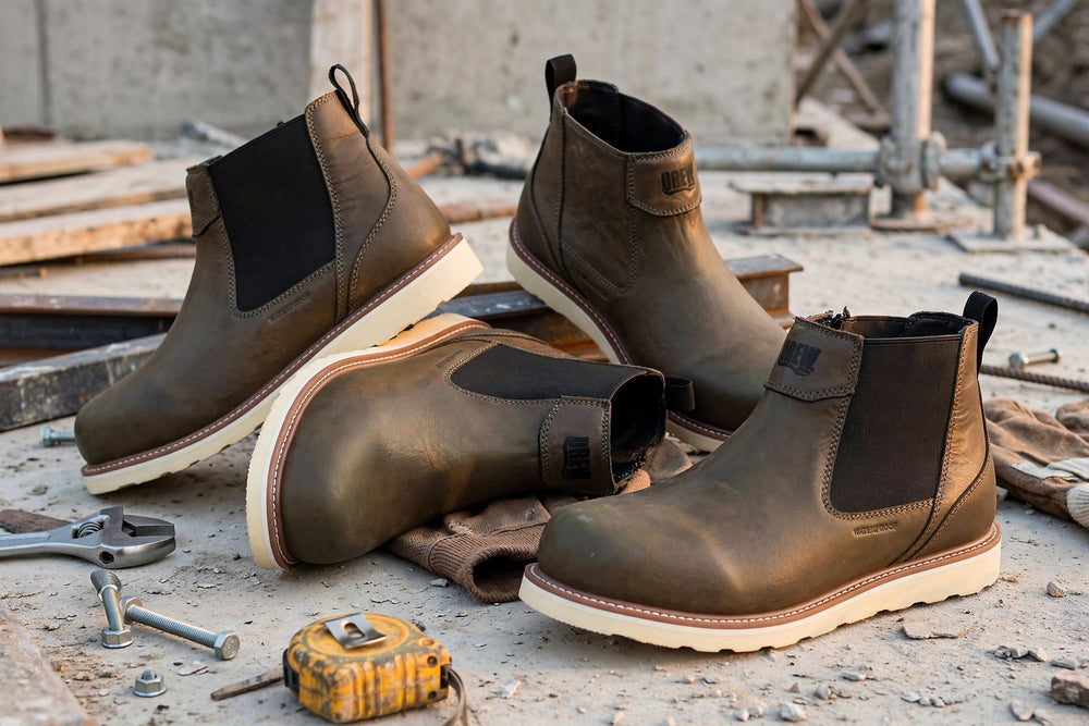 Drew Shoe Boston - Grey Leather