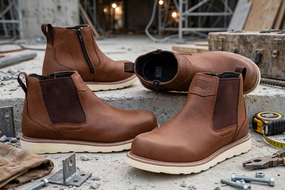 Drew Shoe Boston - Rust Leather