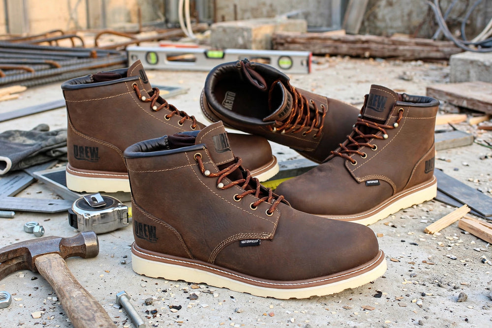 Drew Shoe Burbank - Chocolate Leather