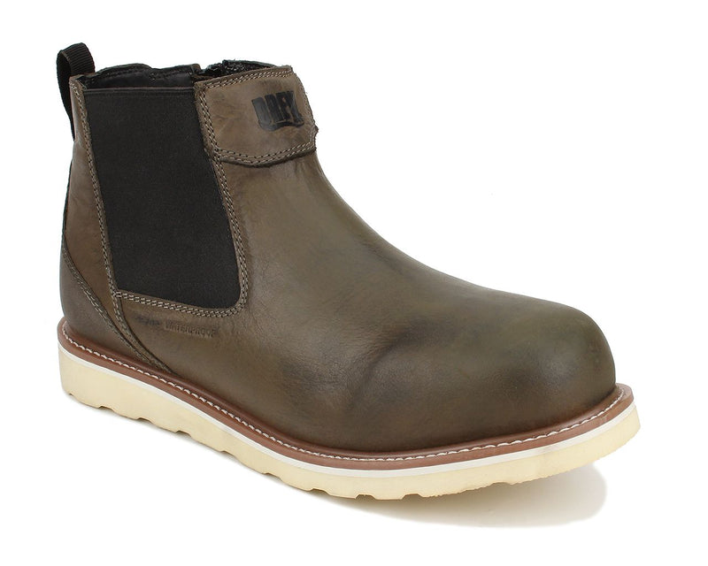 Drew Shoe Boston - Grey Leather