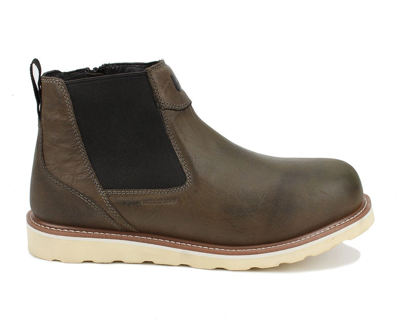Drew Shoe Boston - Grey Leather