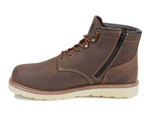 Drew Shoe Burbank - Chocolate Leather