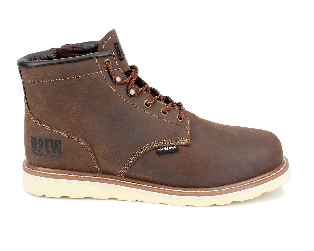 Drew Shoe Burbank - Chocolate Leather