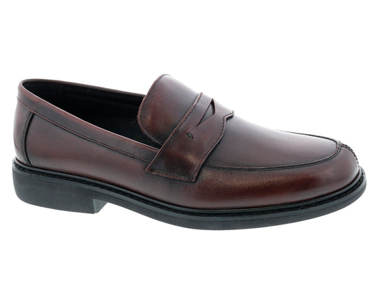 Drew Shoe Essex Penny Loafers - Burgundy