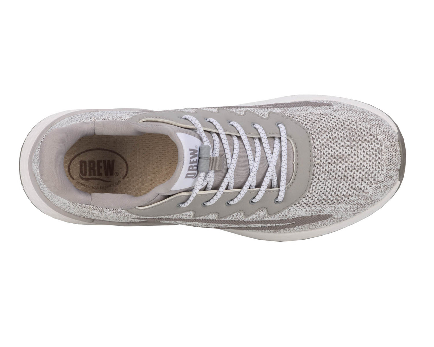 Drew Shoe Explore II - Grey/White Mesh Combo