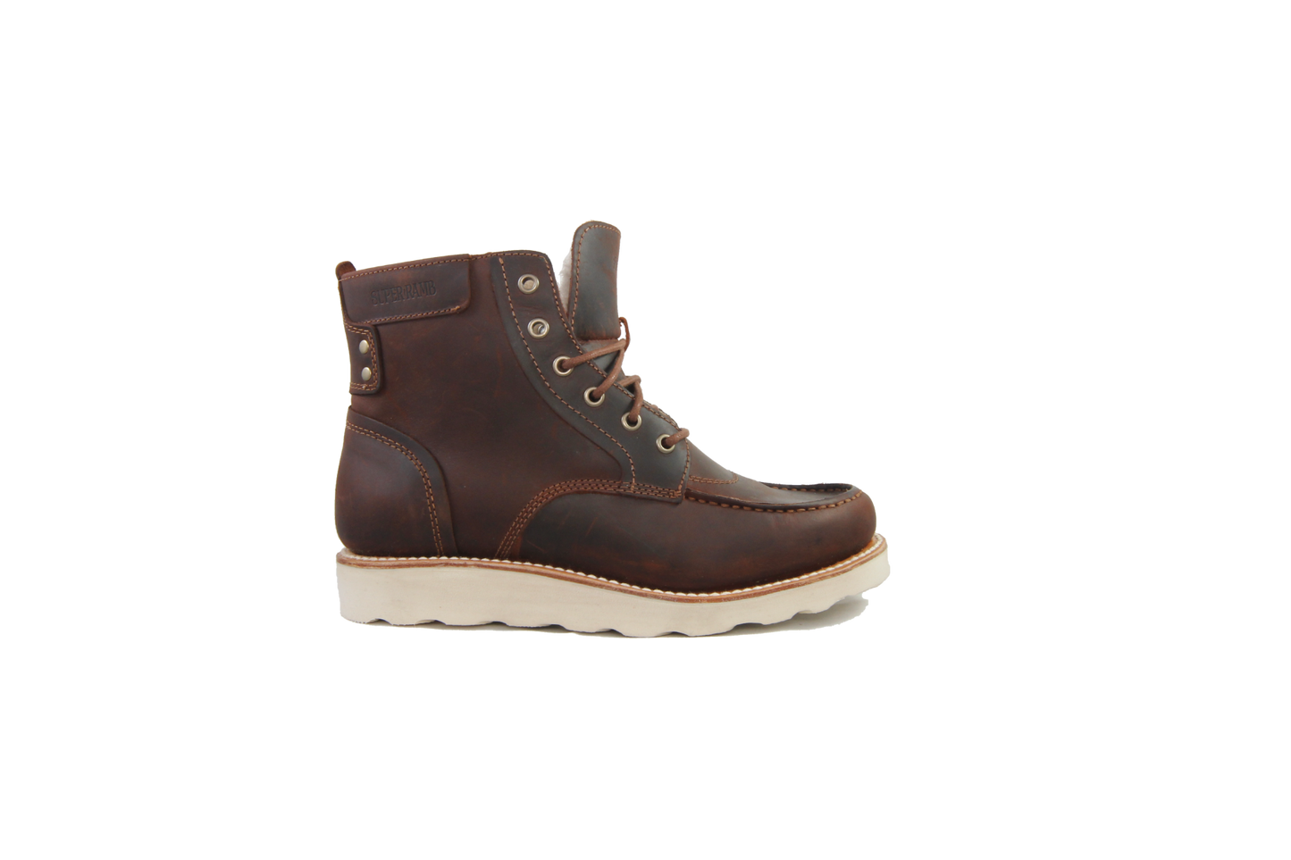 SuperLamb Mens DZO Work Boot Composite Safety Toe - Red Head