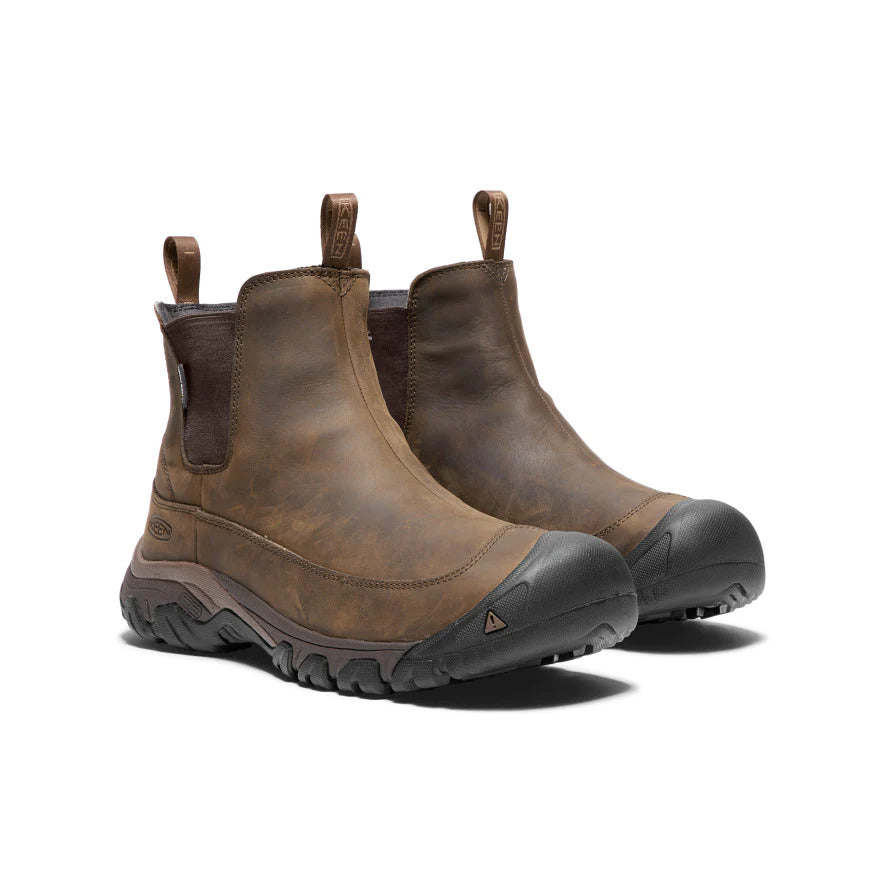 Keen Anchorage III Insulated Waterproof Pull-On Boot - Dk Earth / Mulch