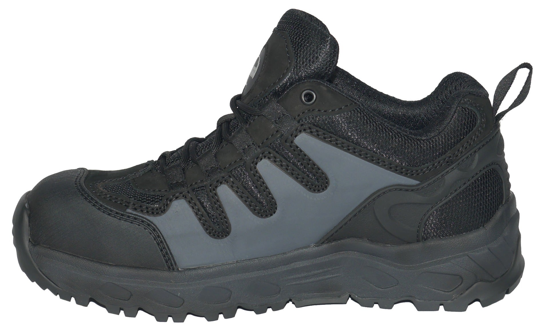 Hoss Eric Lo Oblique Aluminum Safety Toe Non-Waterproof Shoes - Black