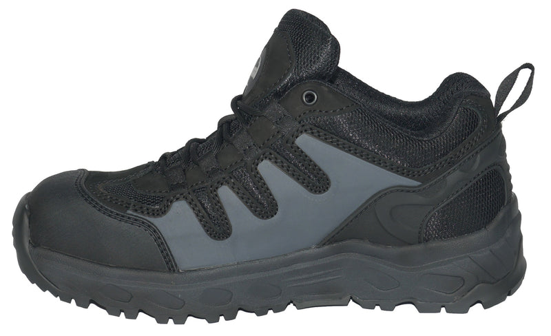 Hoss Eric Lo Oblique Aluminum Safety Toe Non-Waterproof Shoes - Black