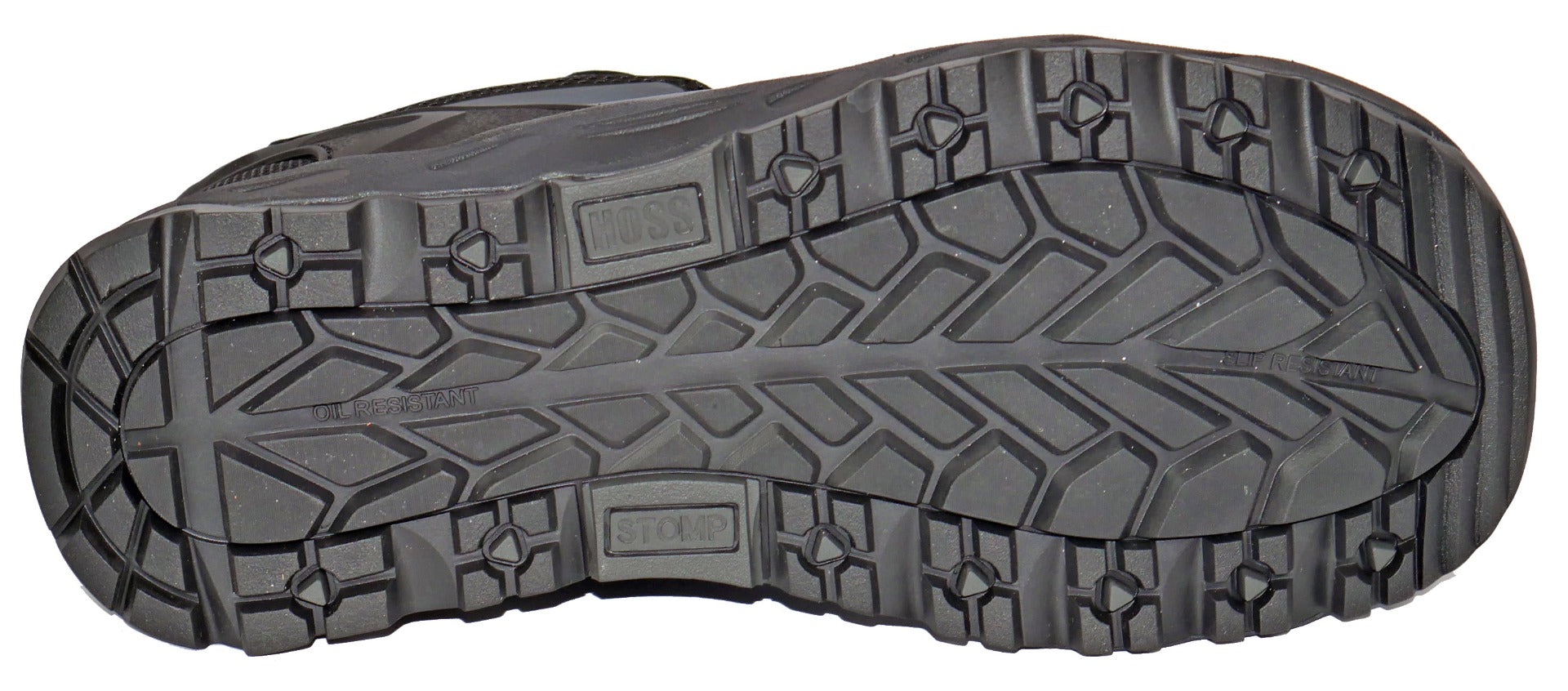 Hoss Eric Lo Oblique Aluminum Safety Toe Non-Waterproof Shoes - Black