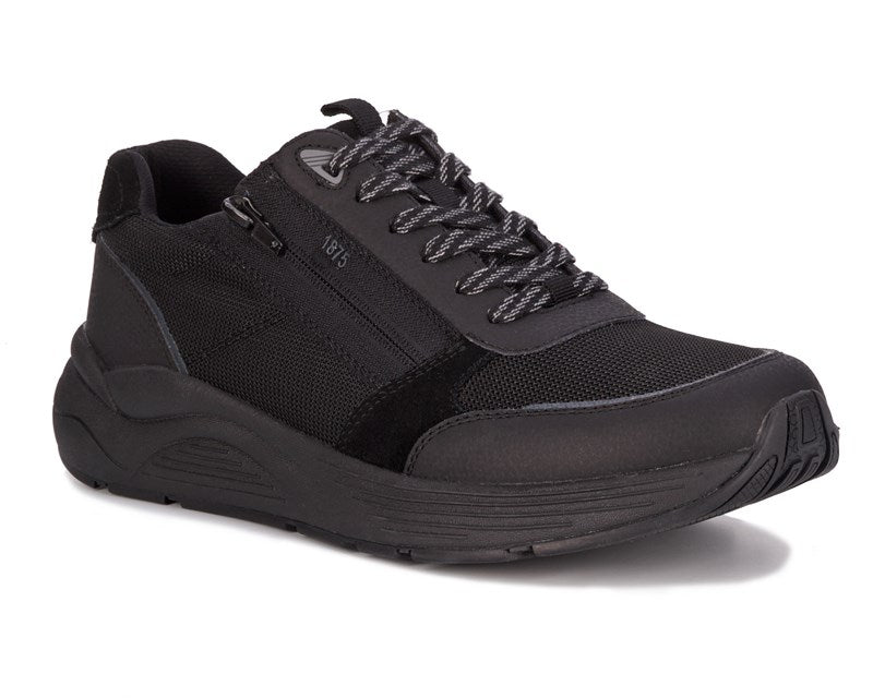 Drew Shoe Miller - Black Suede Combo