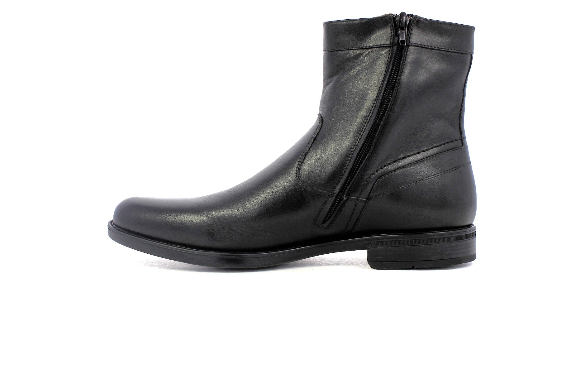 Florsheim Midtown Plain Toe Zipper Boot - Black