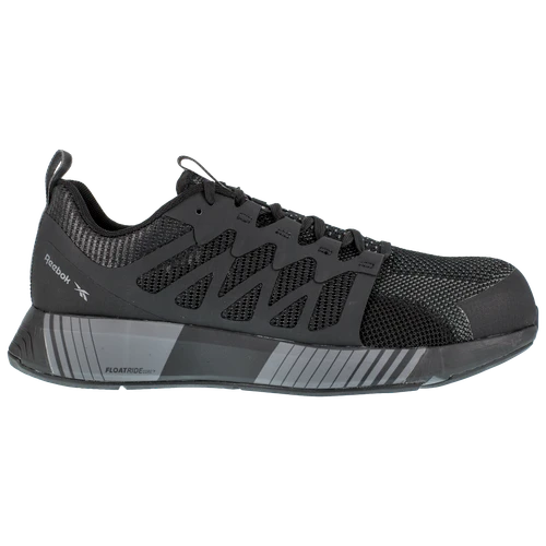 Reebok Fusion Flexweave Composite Toe, EH Work Shoe - Black/Grey in 4E extra wide