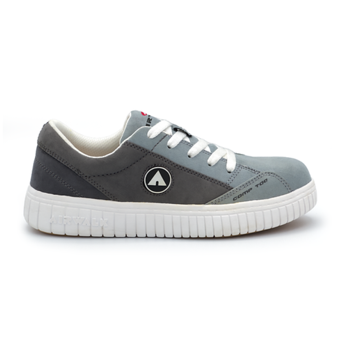 Airwalk Mens Camino Composite Toe Safety Shoe - Gray/Gray
