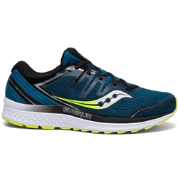 Saucony Everun Guide ISO 2 Men's Running Shoe - Marine / Citron