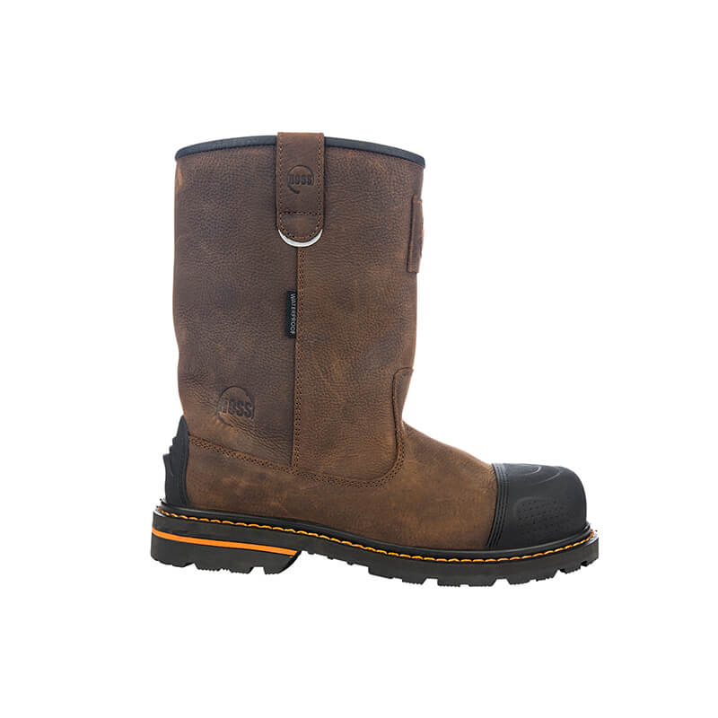 Hoss Cartwright II Wellington Brown Composite Safety Toe
