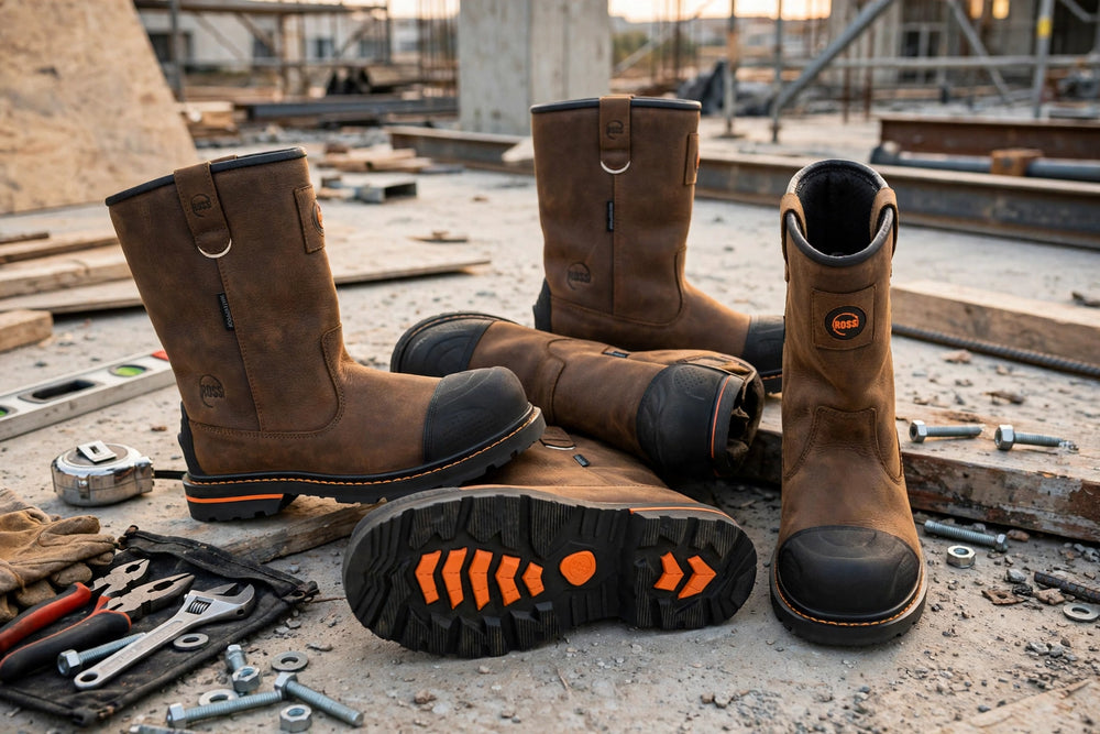 Hoss Cartwright II Wellington Brown Composite Safety Toe