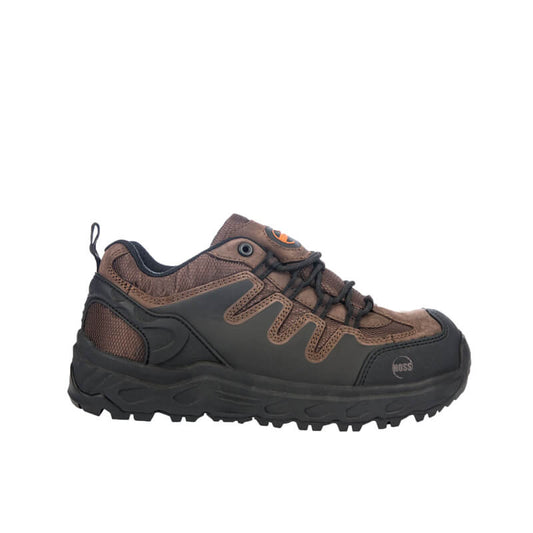 Hoss Eric Lo Oblique Aluminum Safety Toe Non Waterproof - Brown