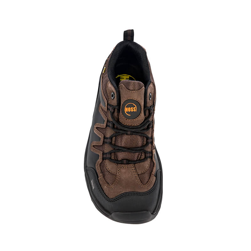 Hoss Eric Lo Oblique Aluminum Safety Toe Non Waterproof - Brown
