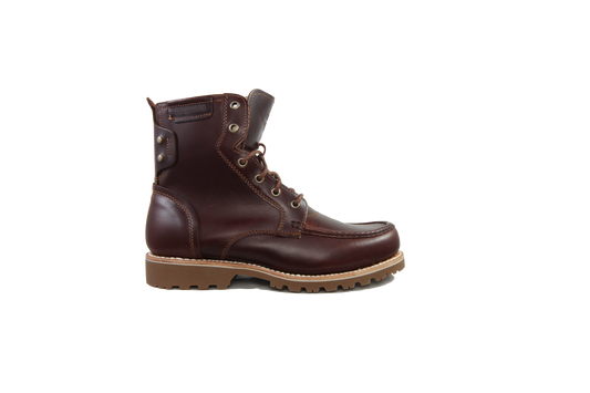 SuperLamb Mens IBEX Work Boot Composite Safety Toe - Black Cherry