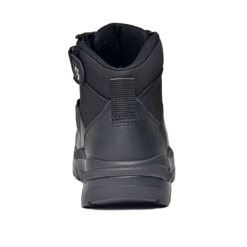 Wide Load 690BZC Composite Safety Toe Zip 6 inch Work Boot - Black - 6E Only