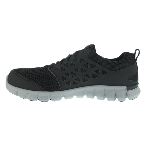 Reebok Sublite Cushion Composite Toe, CSA Work Shoe - Black in 4E extra wide